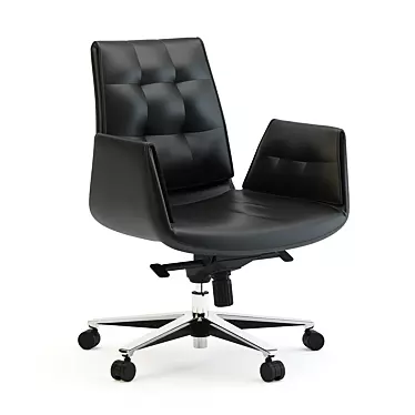 Rolling Leather Desk Chair