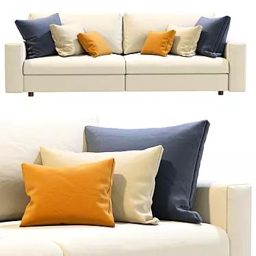 Elegant Prostoria Classic Sofa 3D model image 1 