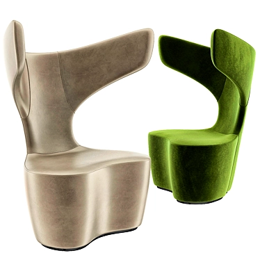 Cappellini Drum: Futuristic Armchair Design 3D model image 1 