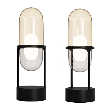 Minimalist Table Lamp Pille T 3D model image 1 