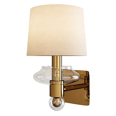 Elegant Saint Germain Wall Sconce 3D model image 1 