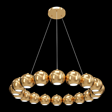 Elegant Timebeus Pendant 3D model image 1 