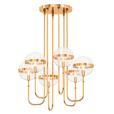 Modern Gary Ceiling Lamp 3D model image 1 