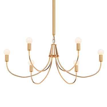 Ferguson Modern Chandelier 3D model image 1 