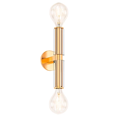  Modern Industrial Gilbert Sconce 3D model image 1 