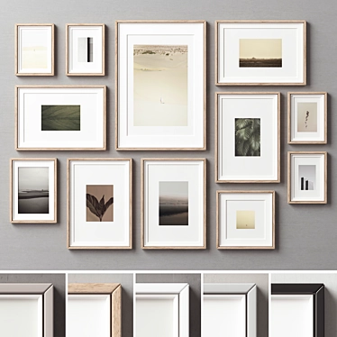 Versatile Frames Collection - Set of 12 3D model image 1 