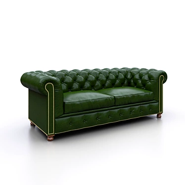 Premium Russian-made Divanica Chesterfield Sofa 3D model image 1 