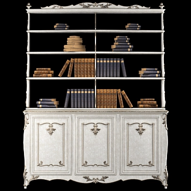 Elegant Roberto Giovannini Bookcase 3D model image 1 
