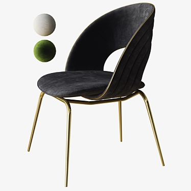 Sleek Kylo Chair: Visionnaire 3D model image 1 