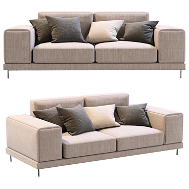 Ditre Shade 2013: Elegant Italian Sofa 3D model image 1 