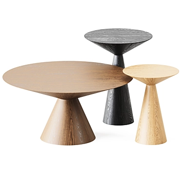 Sleek Lola Coffee Tables 3D model image 1 