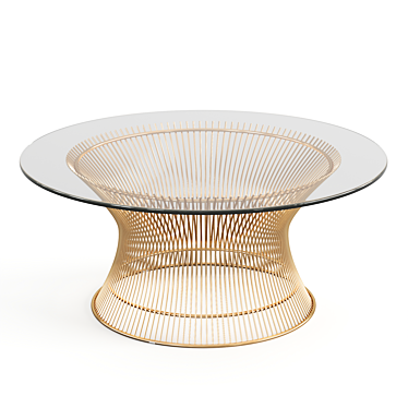 Marit Round Coffee Table, 80cm 3D model image 1 