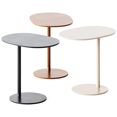 Modern Minimalist End Table 3D model image 1 