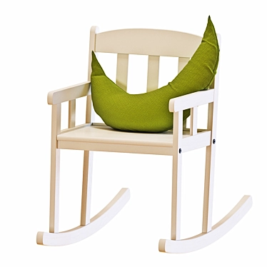 Stylish SUNDVIK Rocking Chair 3D model image 1 