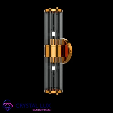 Crystal Lux Sancho AP2: Modern-height 440mm Depth 102mm 3D model image 1 