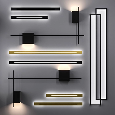 Elegant Lampatron Lighting Collection 3D model image 1 