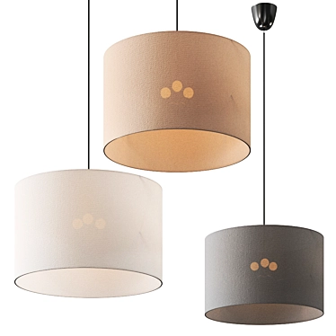 HLWSP Pendant Lamp: Sleek and Stylish Illumination 3D model image 1 