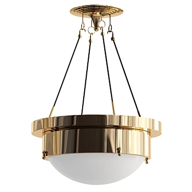 Modern Venum Chandelier - Exquisite Lighting Fixture 3D model image 1 