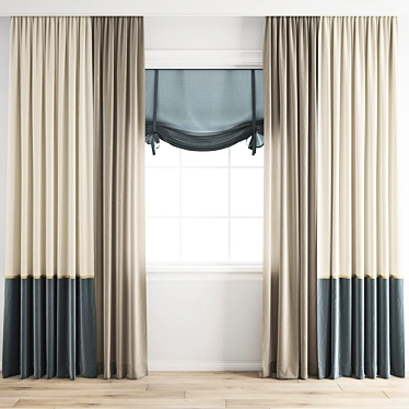 Poly Curtain 3D Models 3D model image 1 