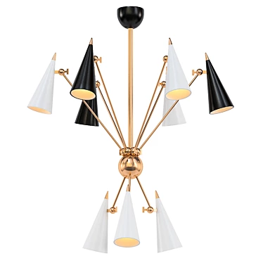 Radiant Moxie Chandelier | Bask in the Brilliance 3D model image 1 