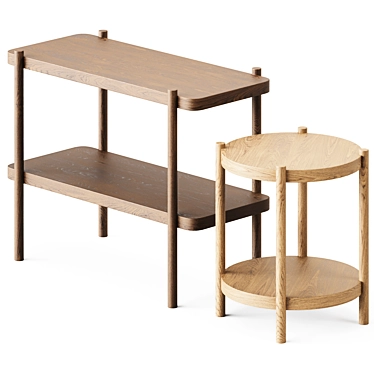 Elegant Listerby Coffee Tables | Ikea 3D model image 1 