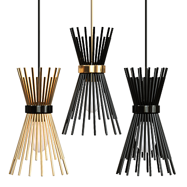 Modern Pendant Light - 35cm 3D model image 1 