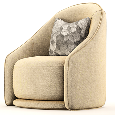 Elegant Sillon Armchair 3D model image 1 