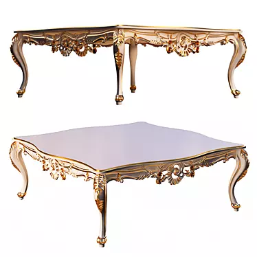 Elegant Tea Table: Classic Design 3D model image 1 