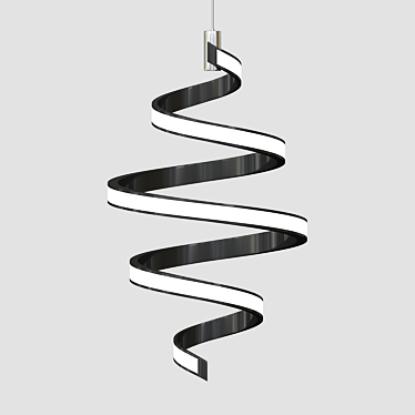 Coil Design LED Pendant 3D model image 1 