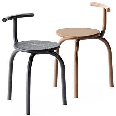 Sleek Modern Ogle Chair 3D model image 1 