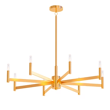 Kichler Erzo 8-Light Chandelier 3D model image 1 