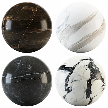 Marble 06 Collection: Calacatta, Pulpis, Opera 3D model image 1 