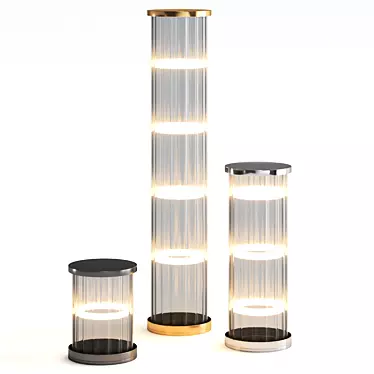 Elisabeth Floor Lamp: Elegant Illumination by Longhi 3D model image 1 