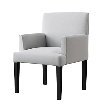 Sleek Harry Armchair 2014 3D model image 1 