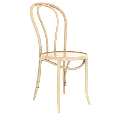 Modern Thonet Rating Chair: Stylish & Comfortable 3D model image 1 