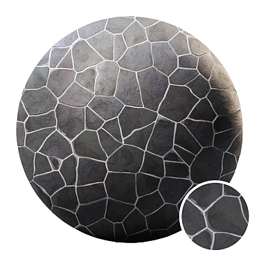 Seamless Stone Floor | PBR | 4K 3D model image 1 