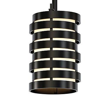 Modern Metal Pendant Light 3D model image 1 