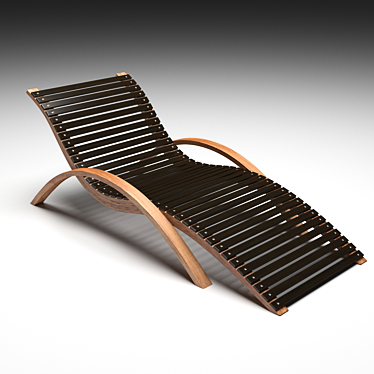 Relaxing Outdoor Chaise 3D model image 1 