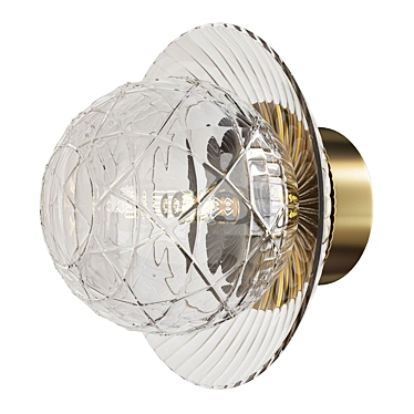 Elegant Royal Small Sconce 3D model image 1 