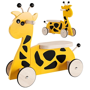 Giraffe-Wheel Tolokar: Compact and Versatile 3D model image 1 