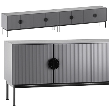 ALTO TV Sideboard: Stylish and Functional 3D model image 1 