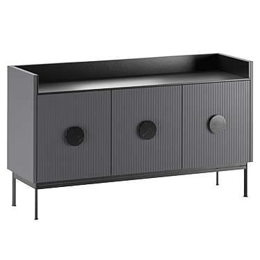 Modern UNO Sideboard: Stylish and Functional 3D model image 1 