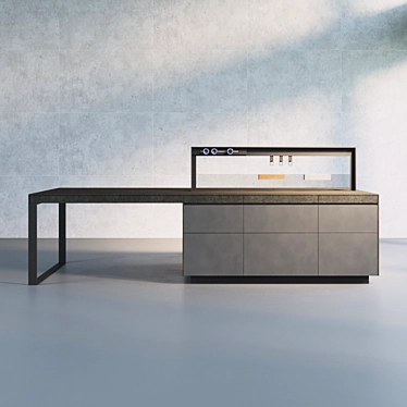 Italian kitchen island Valcucine Genius Loci