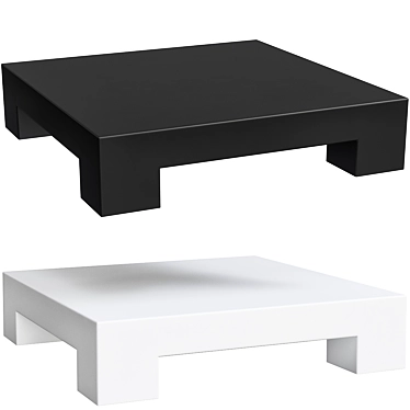 Minimalist Coffee Table: Sumo 2 Meridiani 3D model image 1 