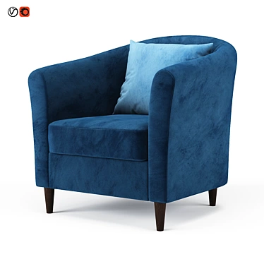 Elegant Mari Chair - Stylish Comfort 3D model image 1 