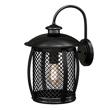 Rustic Prairie Lantern: Outdoor Elegance 3D model image 1 