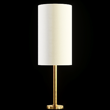 Handle Art Deco 15 Table Lamp 3D model image 1 