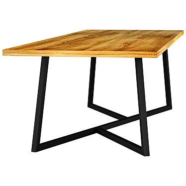 Modern Designer Dining Table 3D model image 1 