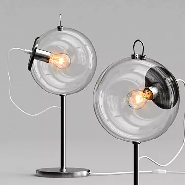 Modern Loft Style Table Lamp 3D model image 1 