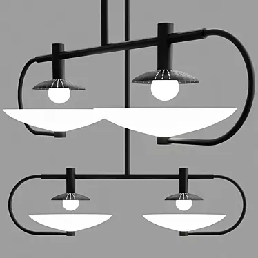 REMO Modern Design Lamp 3D model image 1 
